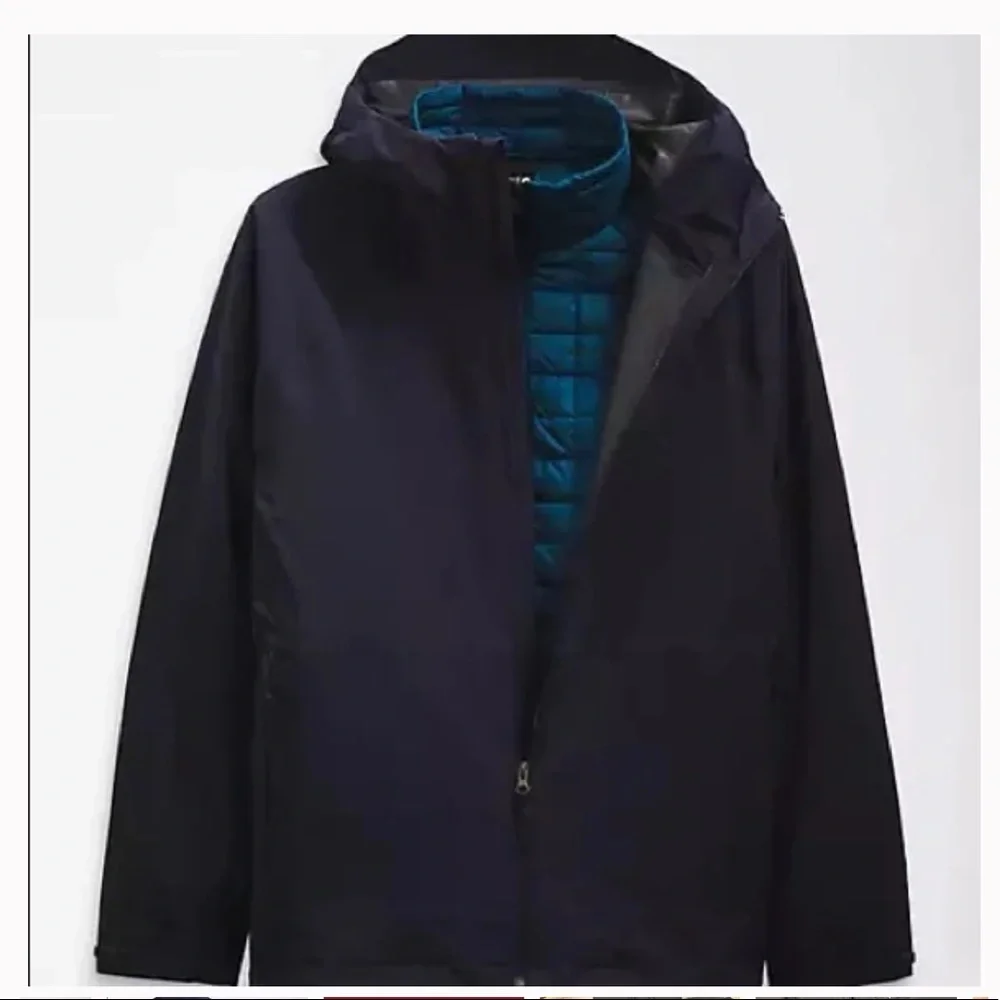 New The North Face Thermoball Eco Triclimate  Jacket Aviator Navy/Monterey Blue